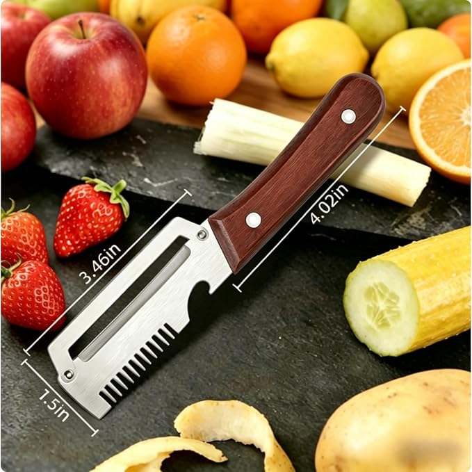 2-Pack Multifunctional Vegetable Peeler, 3 in 1 Kitchen Peeler - Image 7
