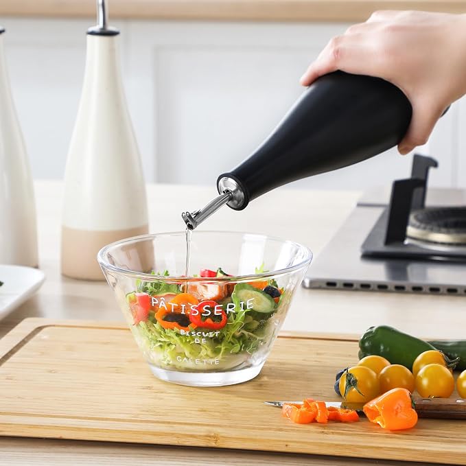 vancasso 16 Oz Ceramic Olive Oil Dispenser Bottle, Bottle Dispenser - Image 5