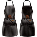 BeLuyi 2 Pack Adjustable Bib Apron by BELUYI