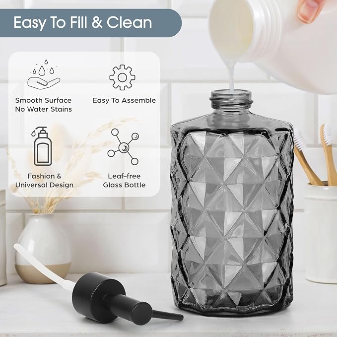 Topsky Glass Soap Dispenser - Image 2