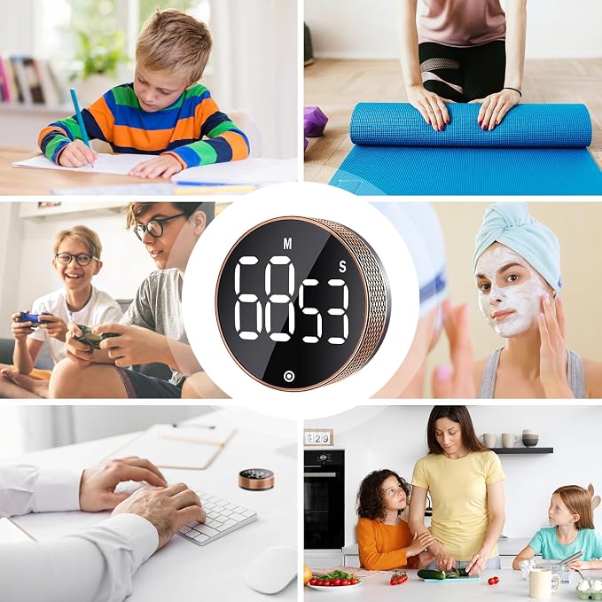 BlueSnail Kitchen Timer with LED Digital Display Smart Efficana - Image 6