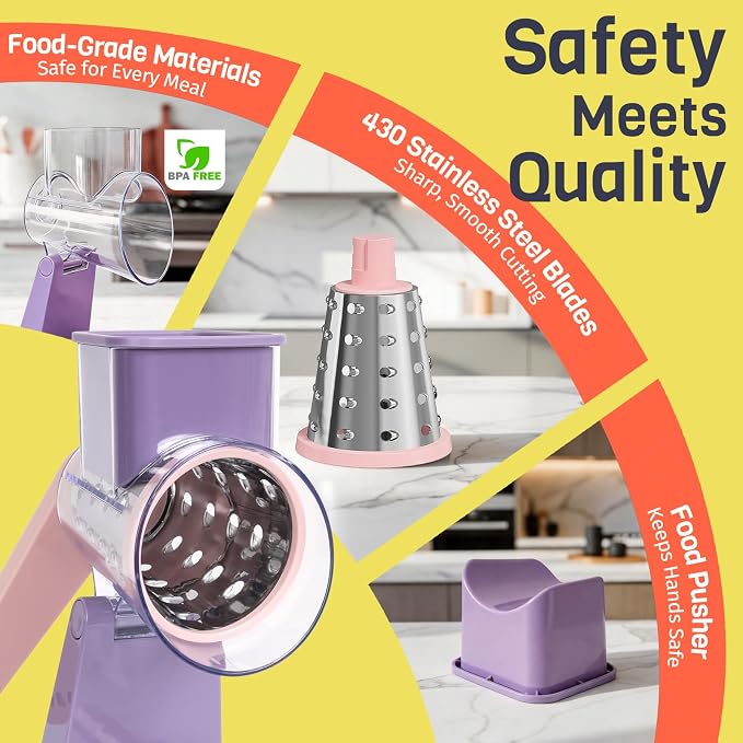 Upgraded Rotary Cheese Grater - Image 7