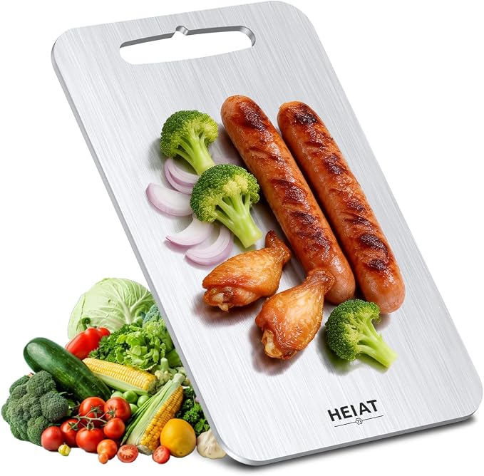 Titanium Cutting Board Set of 3, 100% Pure Titanium Cutting Boards by Unknown