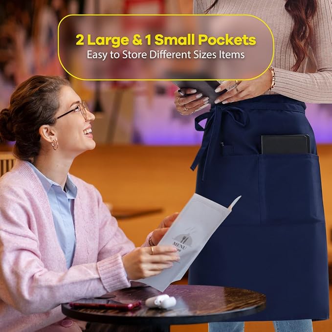 ROTANET Long Server Apron Black - Image 4