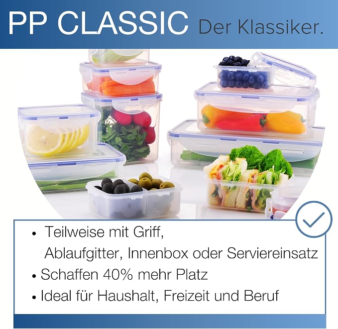 LOCK & LOCK Easy Essentials Food Storage lids/Airtight containers, BPA Free - Image 3