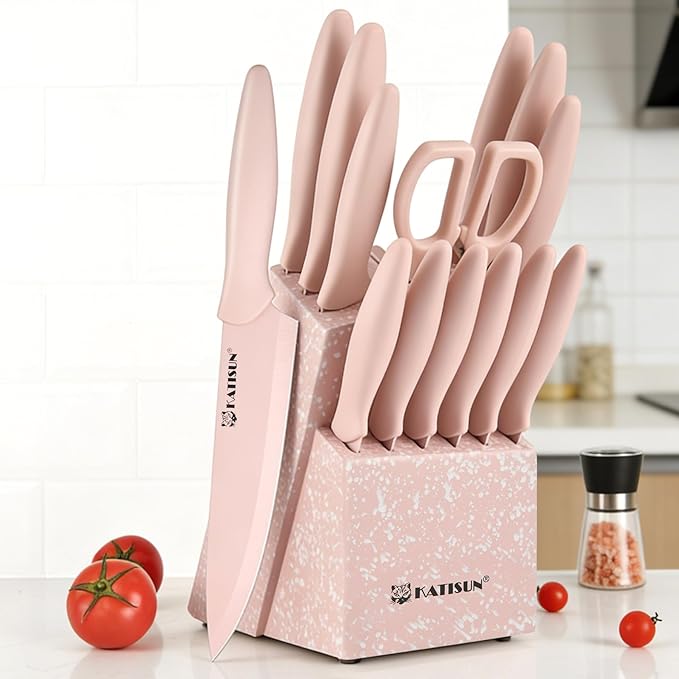 Knife Set, 15 Pieces Knives Sets - Image 8