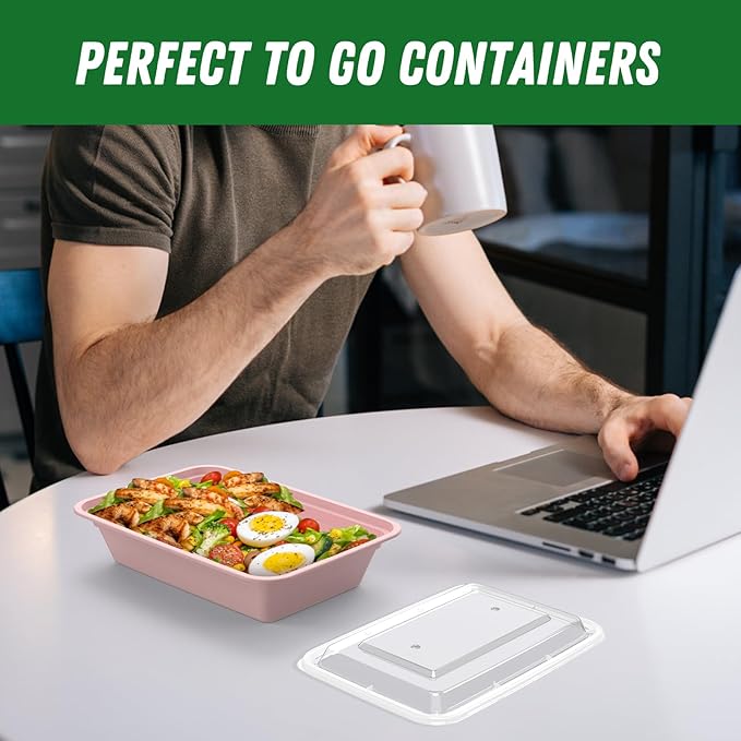 50 Pack 32 oz Meal Prep Containers Reusable - Image 7