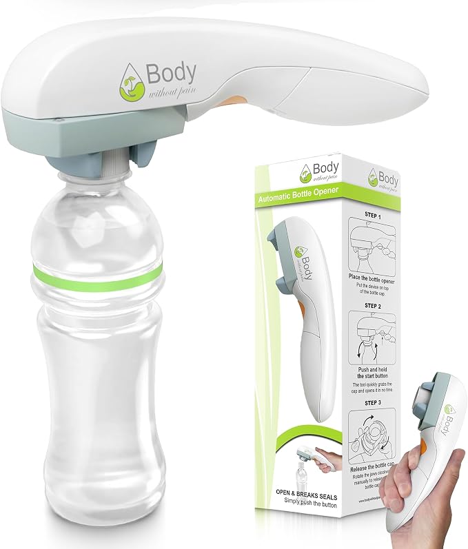 Electric Bottle Opener for Seniors by BodyWithoutPain