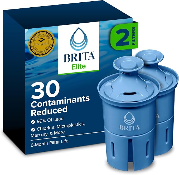 Brita Filter Replacements for Water Pitchers and Dispensers, NSF Certified to by Brita