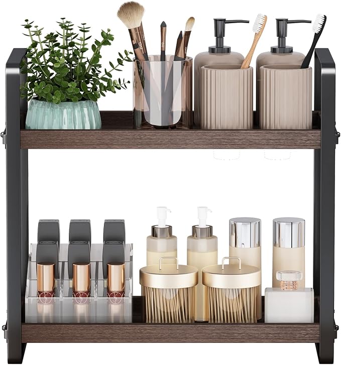 HNRLOY Bathroom Counter Organizer, Bathroom Countertop Organizer, Counter Shelf by Unknown