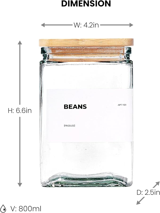 APT 1101 Glass Storage Jars - Image 6