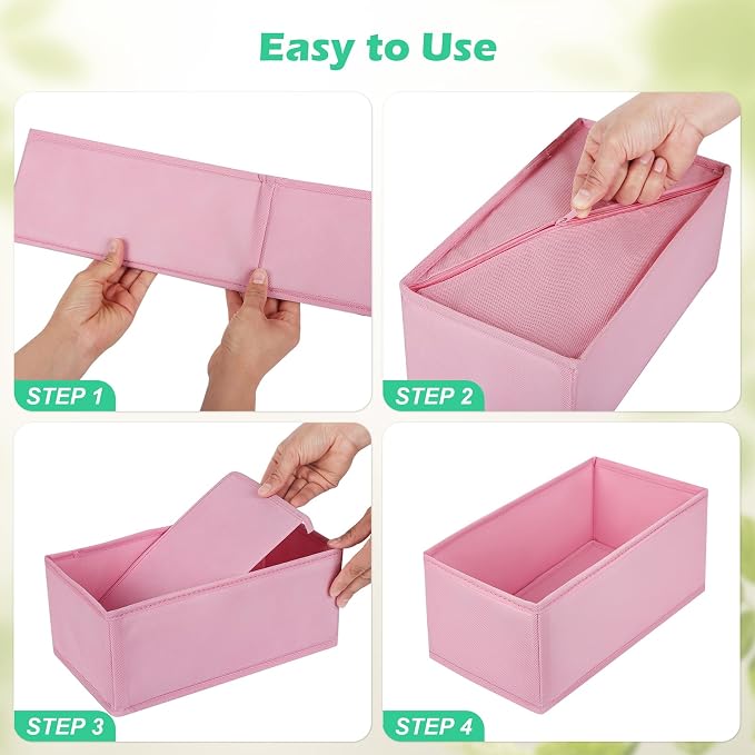 Drawer Clothing Organizer 16-Pack, Fabric Folding Wardrobe Organizer - Image 6