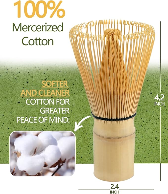 Vaiheng Matcha Whisk, Matcha Whisk Set Matcha Bamboo Whisk - Image 4