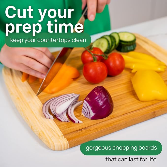 GREENER CHEF 15 Inch Medium Cutting Board - Image 6