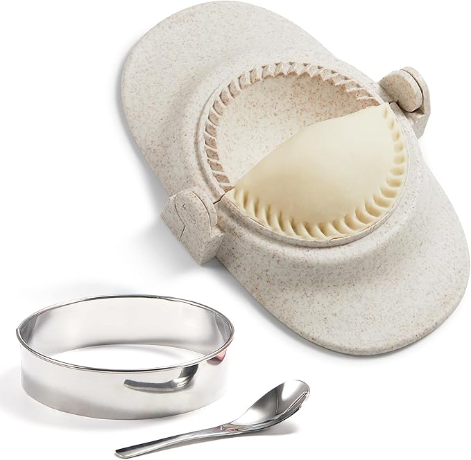 Empanada Maker Press, 5 Inch Extra Large Dumpling Maker Set by MUMSUNG