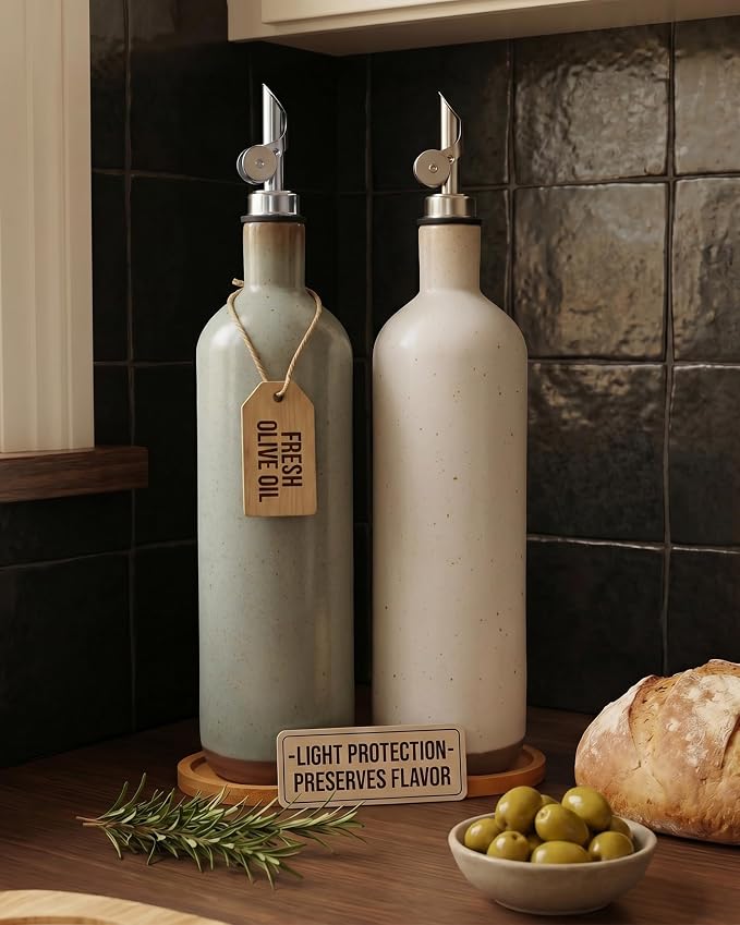 17 oz Ceramic Olive Oil Dispenser - Image 4