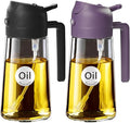 YARRAMATE 2Pcs 16oz/470ml Glass Olive Oil Sprayer by YARRAMATE