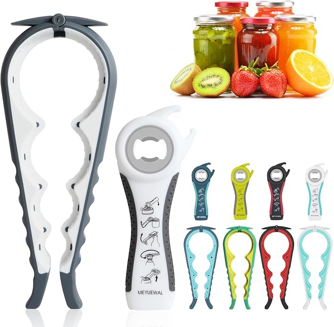 Jar Opener Bottle Opener for Weak Hands, 5-in-1 Multi-Function Can Opener by Unknown
