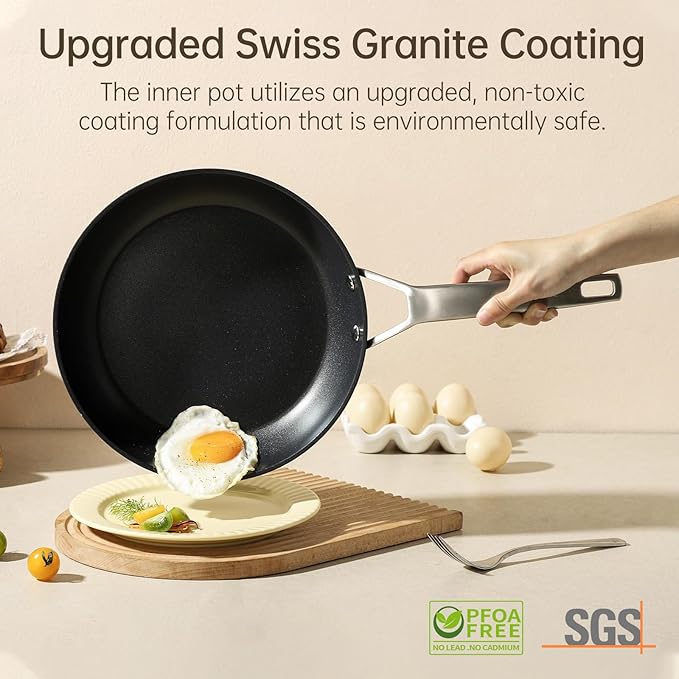 MsMk 10 Inch Frying Pan Nonstick - Image 2