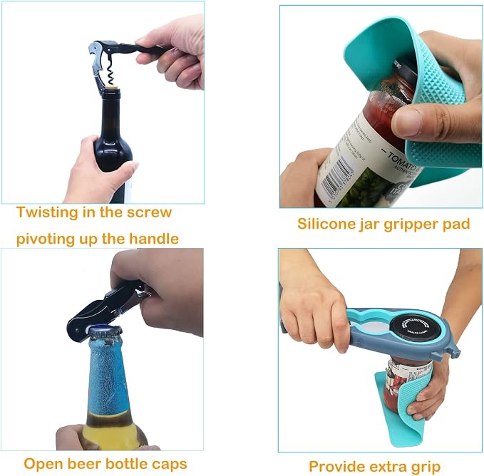 Otstar Jar Opener & Bottle Opener Set - Image 7