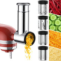 Stainless Steel Slicer Shredder Attachment by Domorewithyourmixer
