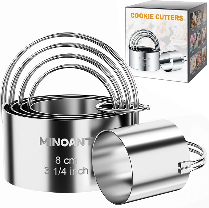 Round Cookie Cutters with Handle by MINOANT