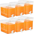 Domensi 6 Pack 2 Gallon Drink Dispenser by Domensi