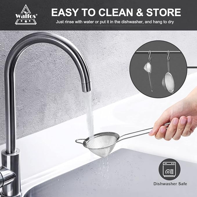 Walfos Small Fine Mesh Strainer - Image 7