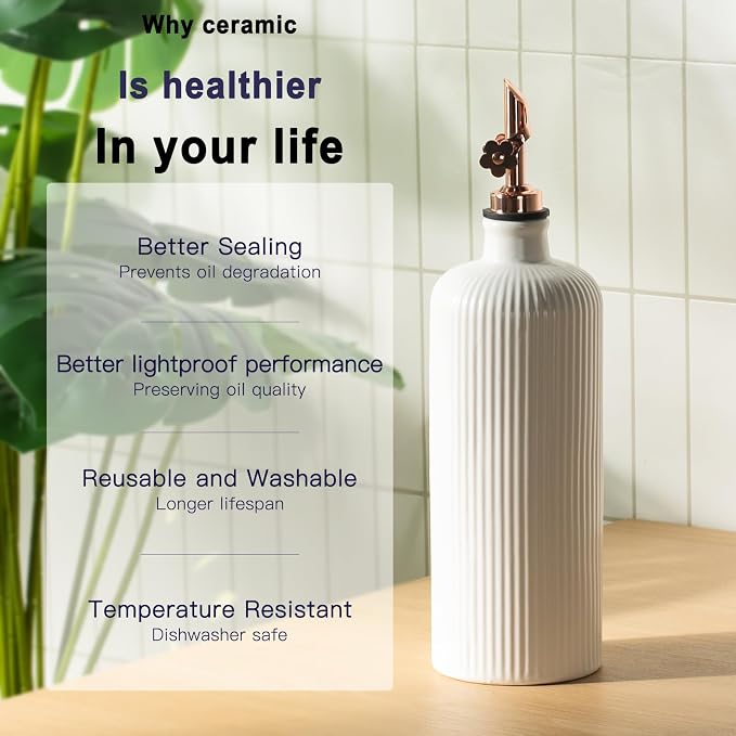 Dizada Olive Oil Dispenser Bottle Set of 2 - Image 4
