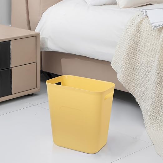 UUJOLY Plastic Small Trash Can Wastebasket, Garbage Container Basket - Image 2
