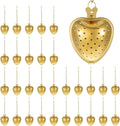 30 Pcs Stainless Steel Tea Strainer Ball Infuser Loose Leaf Steeper