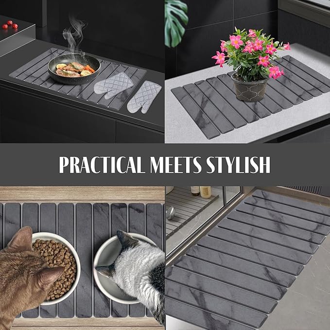 Extra Large Stone Dish Drying Mat - Image 6