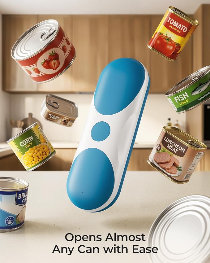 Electric Can Opener, One-Touch Automatic Can Opener, USB Rechargeable Electric - Image 7