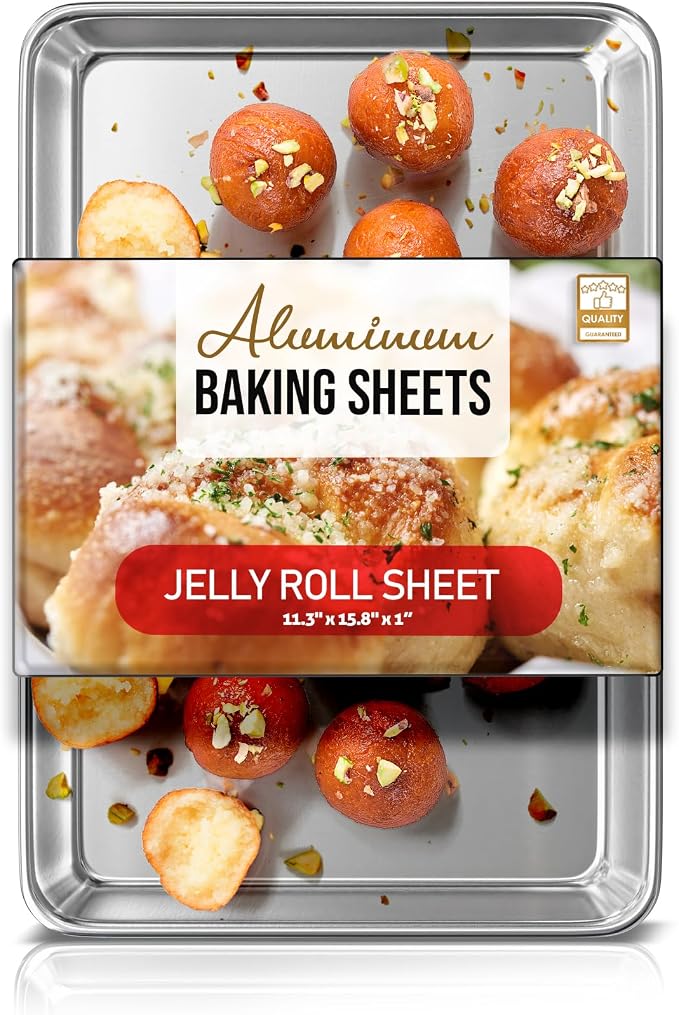 Eatex Aluminum Baking Sheet, Steel Cookie Sheet, 15” x 10” Baking Pan, Warp by Eatex