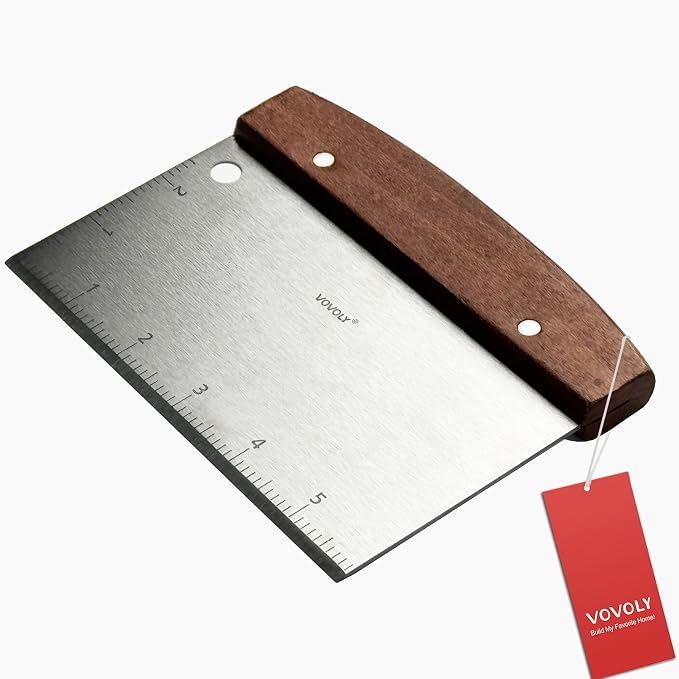 Vovoly Multipurpose Bench Scraper Kitchen Utensil by VOVOLY