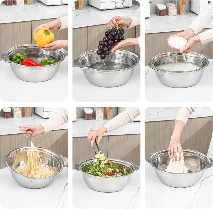 304 Stainless Steel Microporous Colander - Image 3
