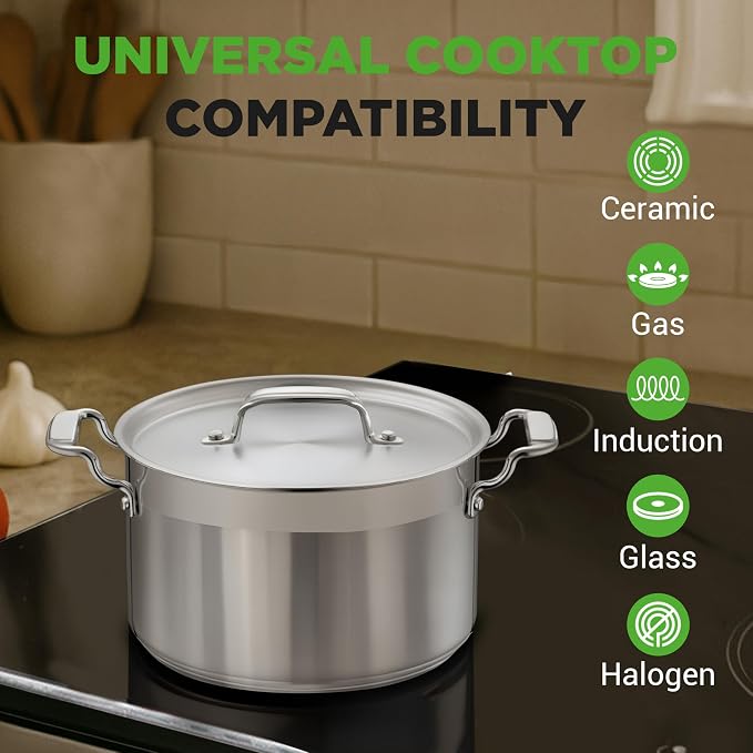 NutriChef 5-Quart Stainless Steel Stockpot - Image 7