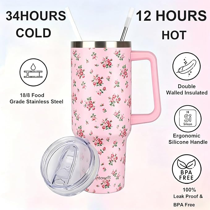 40oz Stainless Steel Double Vacuum Tumbler - Image 5