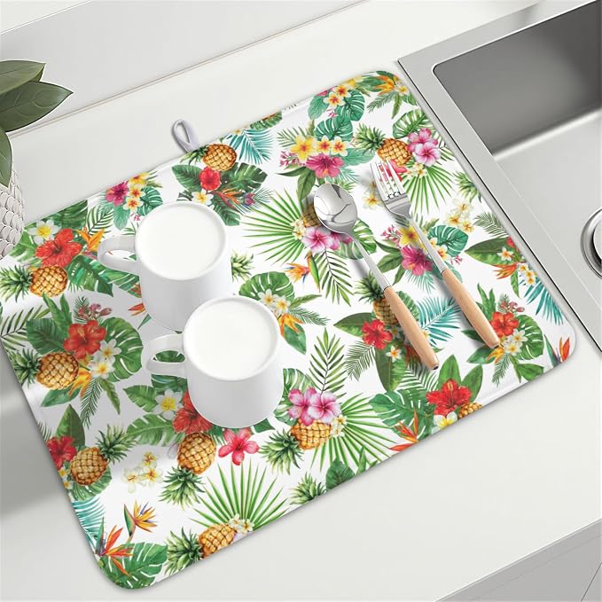 Summer Tropical Dish Drying Mat - Image 8