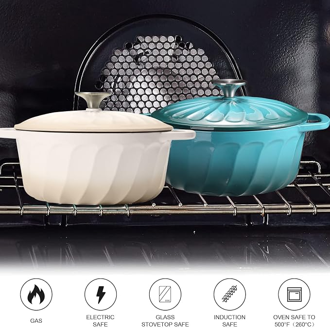 Enameled Cast Iron Dutch Oven - Image 5
