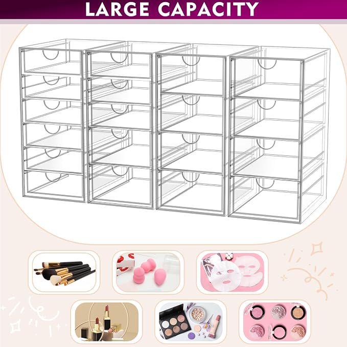 YFXCVSL Acrylic Makeup Organizer - Image 5