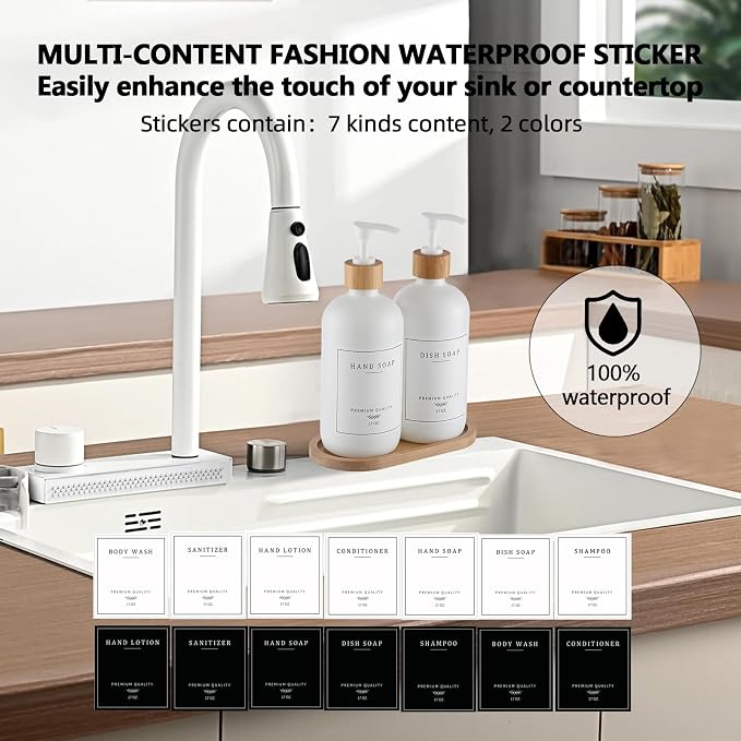 White Glass Soap Dispenser - Image 4