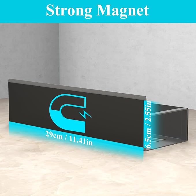 HuggieGems 2 Pack Magnetic Spice Storage Rack Organizer - Image 3