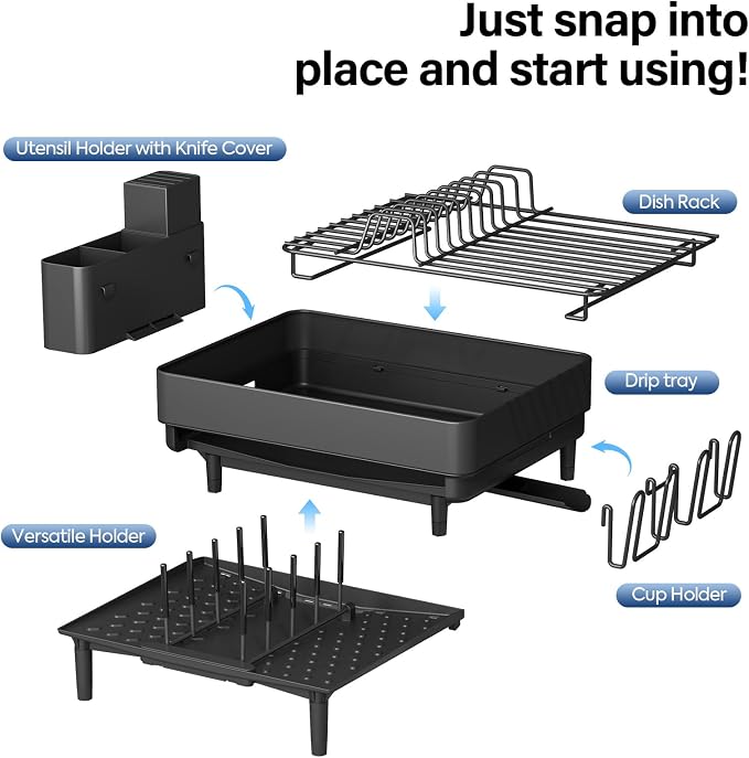 Expandable Dish Rack with Drainboard - Image 6