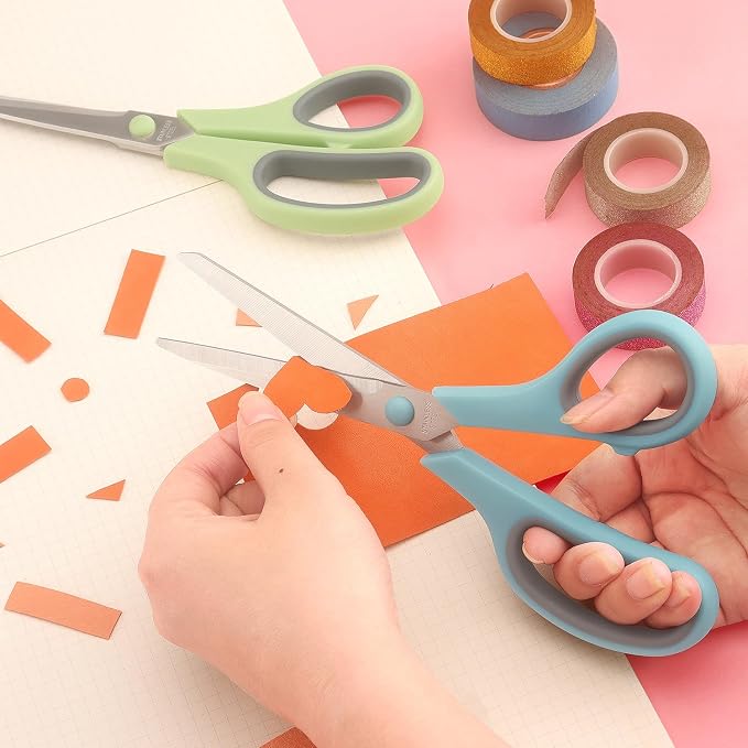 Scissors 8.5 Inch scissors all purpose Bulk Set of 3, Scissors - Image 6