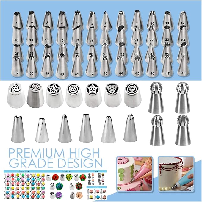 Makmeng Cake Decorating Tools Supplies Kit - Image 3