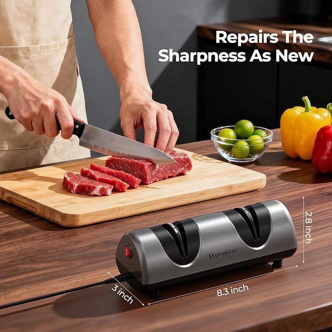 Electric Knife Sharpener, Professional Kitchen Knife Sharpener - Image 2