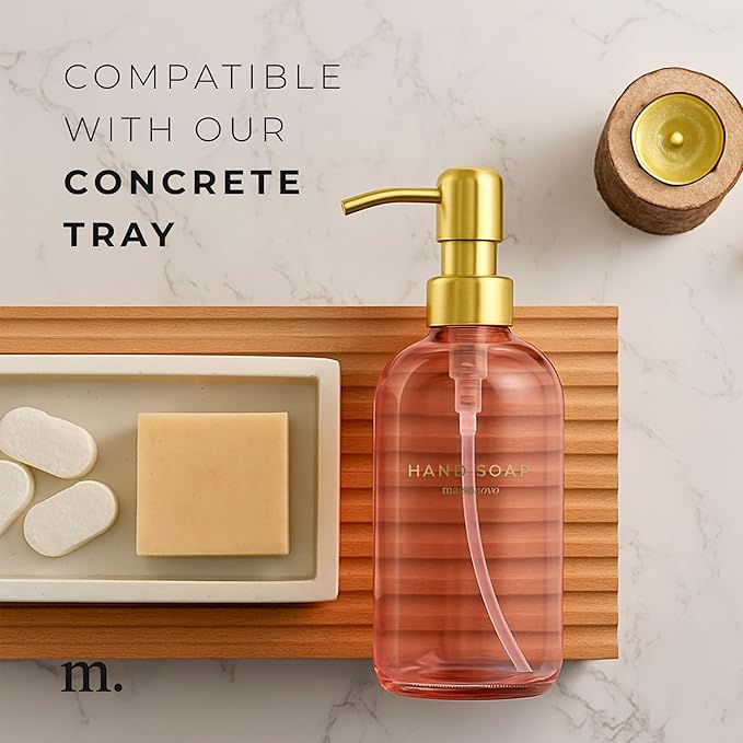 MaisoNovo Soap Dispenser 2-Piece Set | 16.9oz Pink Bottles - Image 8