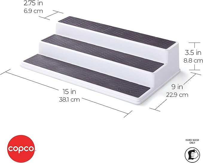 Copco 3-Tier Non-Skid Spice Rack Organizer - Image 2