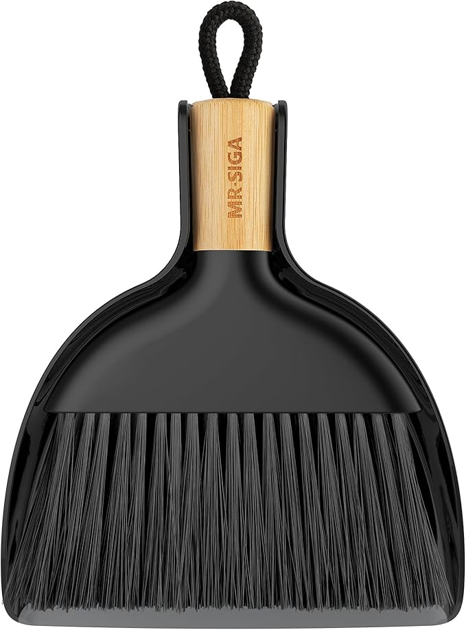 MR.SIGA Mini Dustpan and Brush Set, Portable Cleaning Brush and Dustpan Combo by MRSIGA
